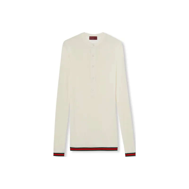 GUCCI Button Detailed Knit Sweater-0