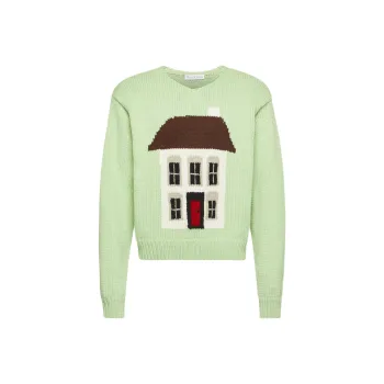 JW Anderson Graphic Intarsia Knit Jumper