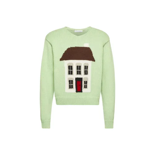JW Poplin Graphic Intarsia Knit Jumper