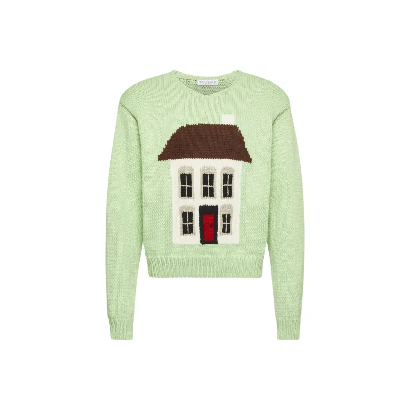 JW Anderson Graphic Intarsia Knit Jumper-0