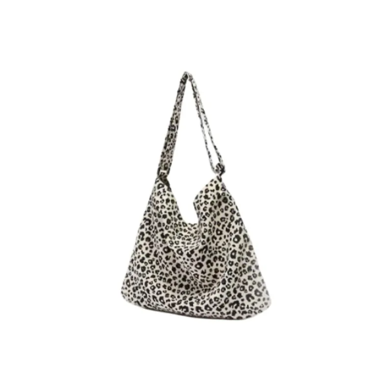 Three Blessings Fabric Shoulder Bag Medium Size Women's Multicolor-5