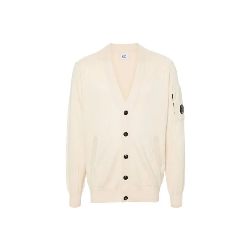 C.P.Company Lens Cotton Cardigan-0
