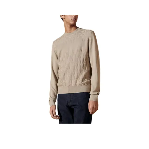 HERMES SS24 Knitwear Men's Sand Yellow