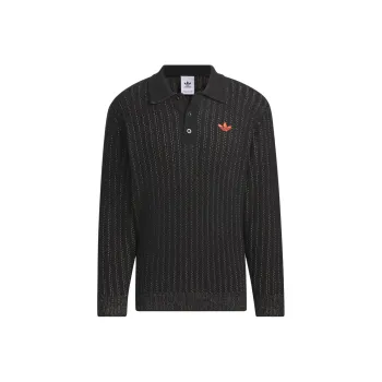 Adidas Originals SS24 V Day Polo Sweater Sweater Unisex Black