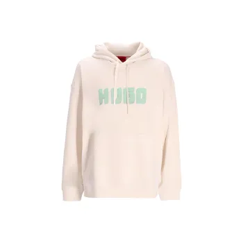 HUGO BOSS Logo print Cotton Hoodie
