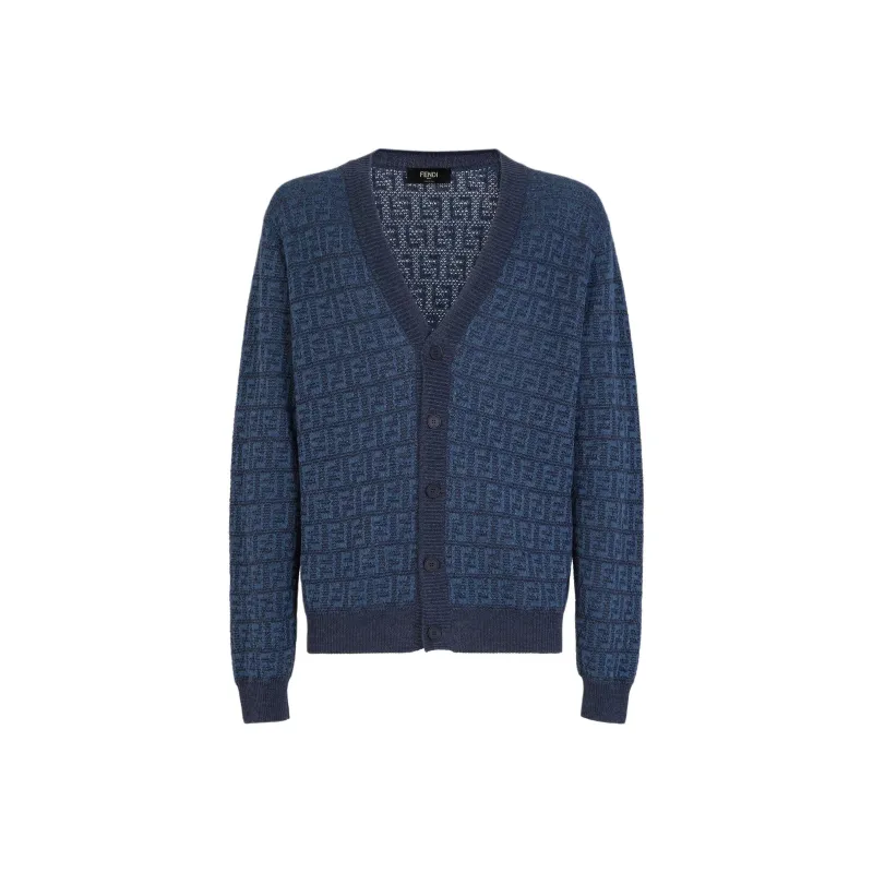 FENDI Ff Motif Regular Fit Cardigan-0
