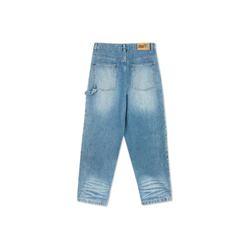 MIND ERROR Jeans Unisex Blue-1