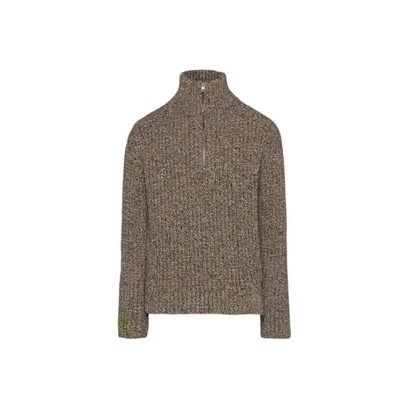 Maison Margiela Speckle-knit Wool Blend Jumper-0