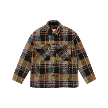 New Era Jackets Unisex Beige Black