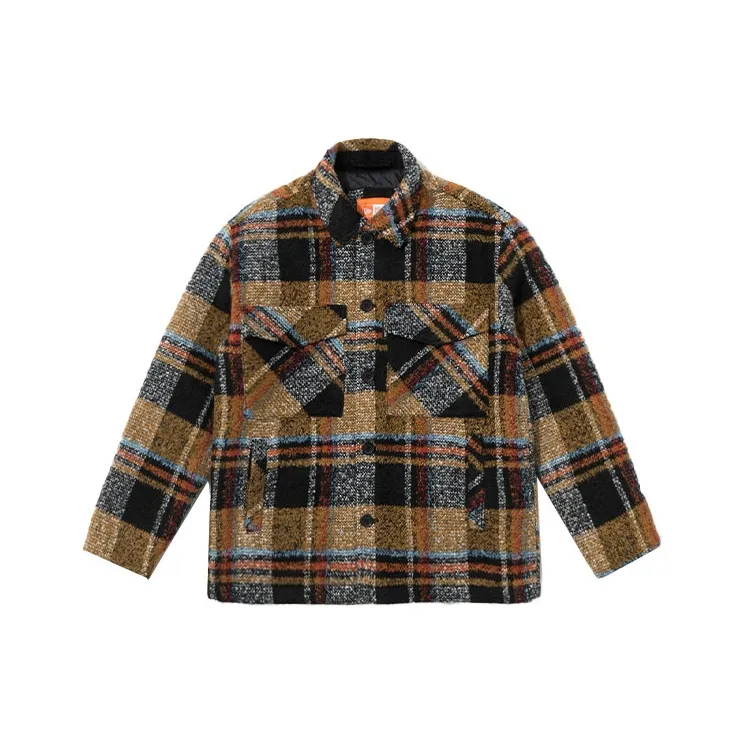 New Era Jackets Unisex Beige Black-0
