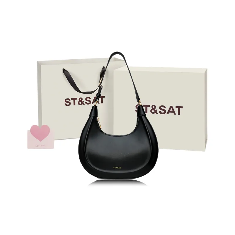 ST&SAT Composite Material With Synthetic Leather Shoulder Bag, Crossbody Bag, Shoulder Bag Regular Women's Multicolor-0