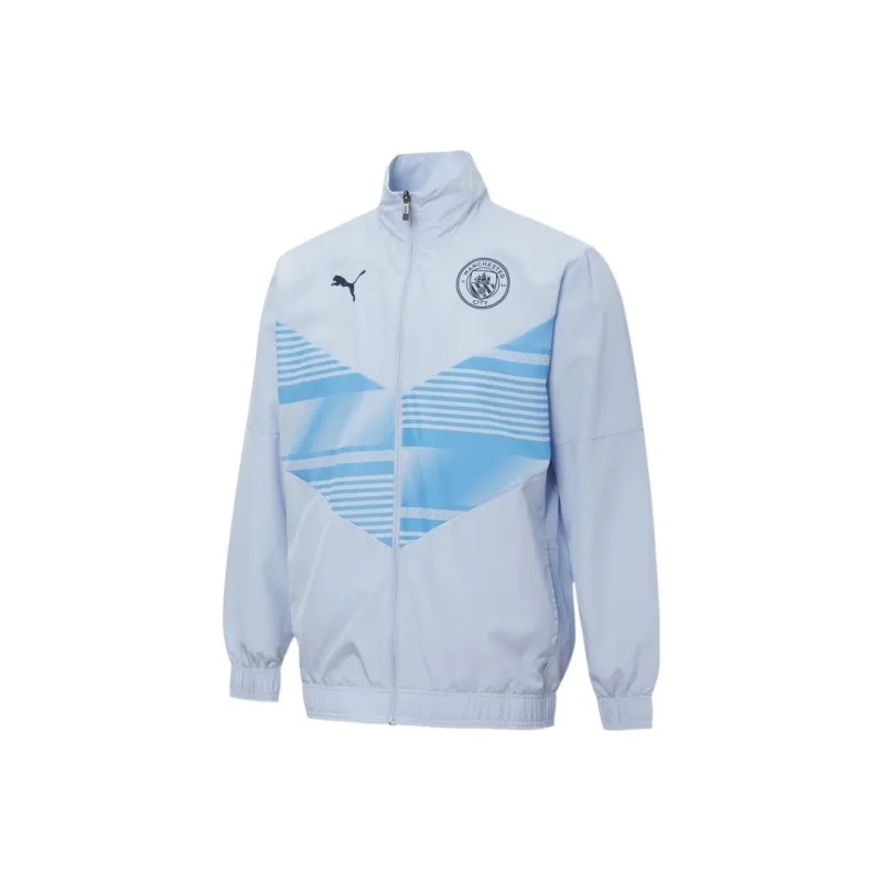 PUMA MCFC PM Jacket Men's Light Blue-0