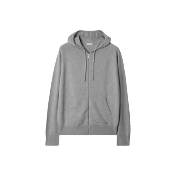 Burberry Zip Up Drawstring Hoodie