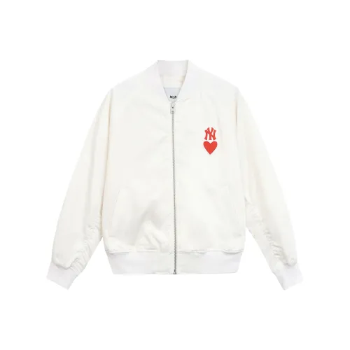 MLB Jackets Coats Unisex Ivory White
