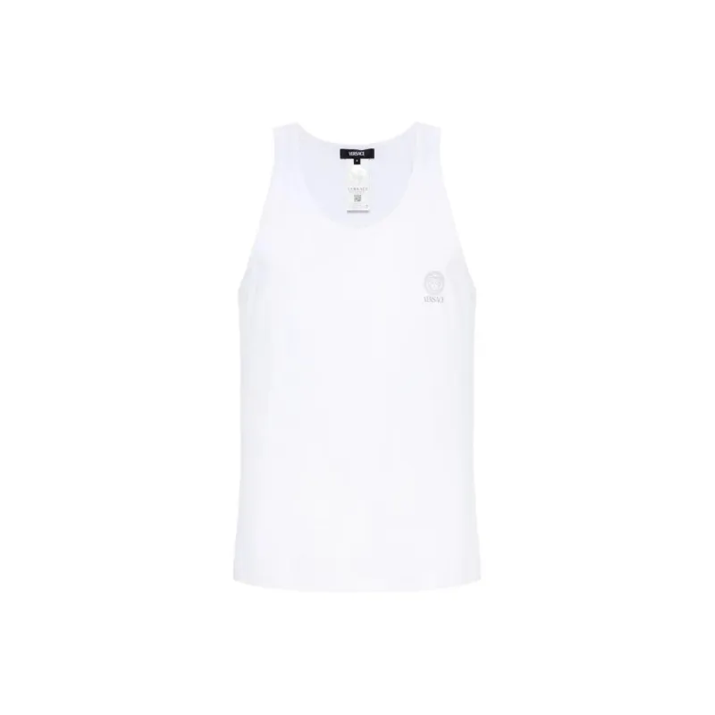 VERSACE COLLECTION Medusa Head Printed Stretched Tank Top-0