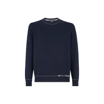 FENDI Knitwear Men Blue