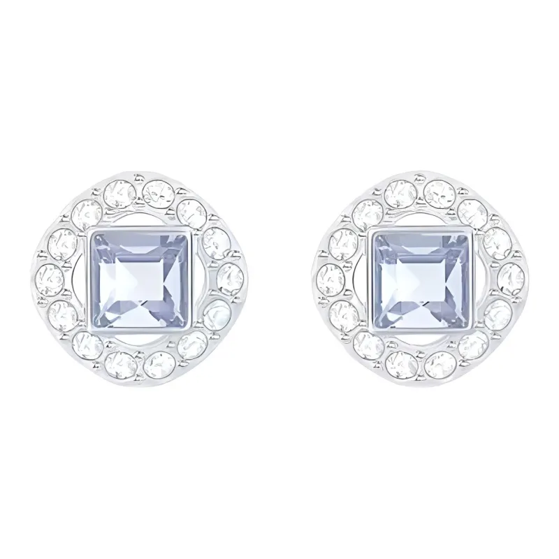 Swarovski Angelic Square Necklaces Women's Blue-2