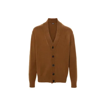 Ermenegildo Zegna V Neck Buttoned Knitted Cardigan