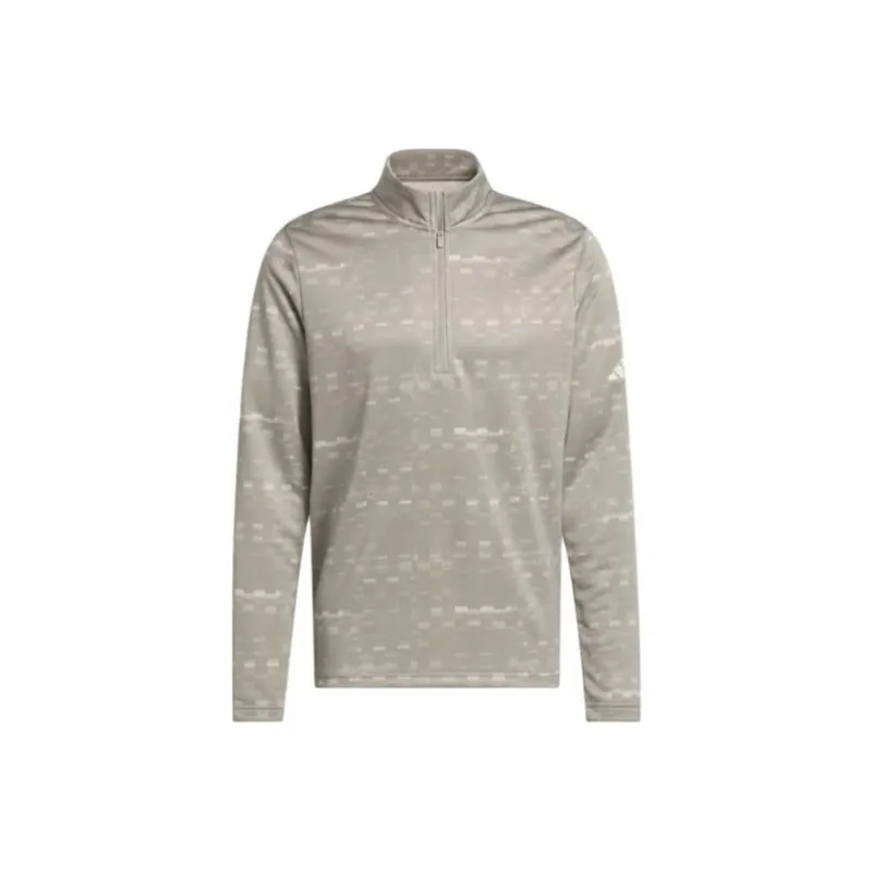 Adidas Free Shipping With AdiClub Core Printed Quarter Zip Pullover-0