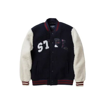 Staple Loose Fit Jacket Unisex Navy Blue