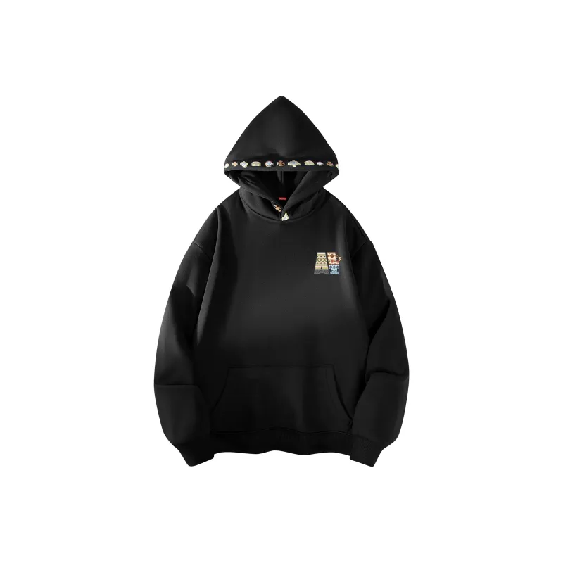 ALI THE FOX Sweatshirt Unisex Black-3