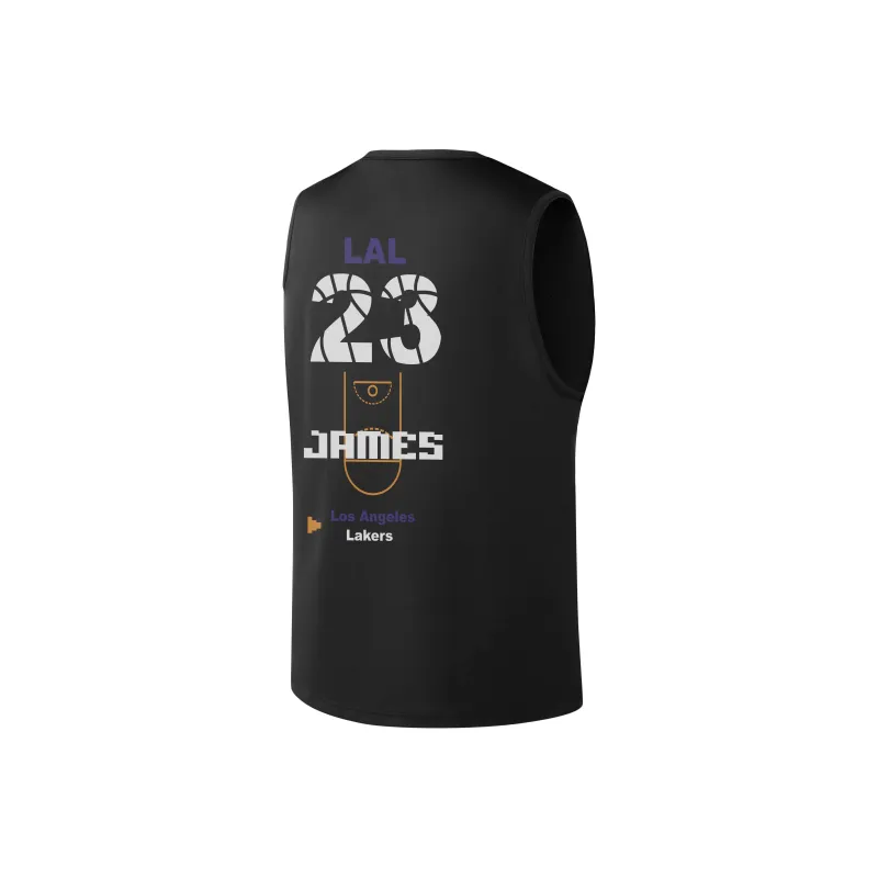 NBA James Tank Tops Unisex Black-0