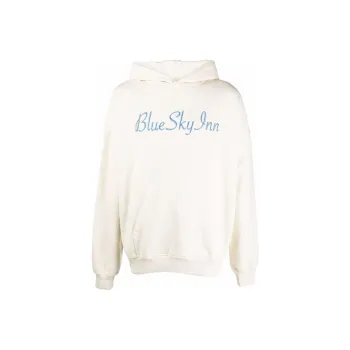 Blue Sky Inn Logo embroidered Cotton Hoodie
