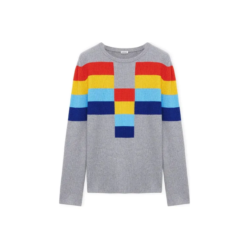 LOEWE Colorblock Knitted Jumper-0