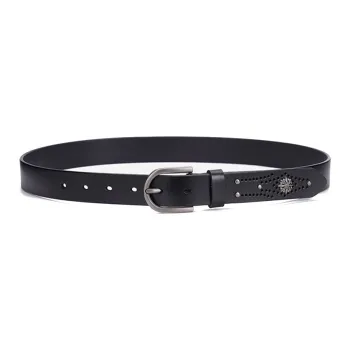 YUZHAOLIN Cow Leather Belts Unisex Width 2.8CM