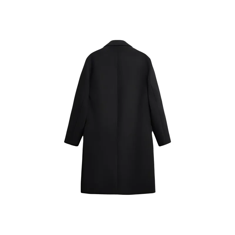ZARA Trench Coats Men Black-1