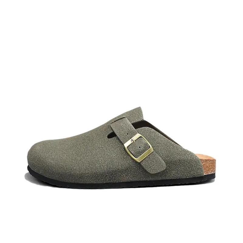 Budding Bear Quiet Odor Resistant Abrasion Resistant Slip Resistant Antibacterial Massage Closed Toe Slippers Unisex-31