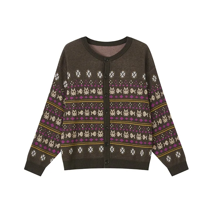 WULISHAONIAN Sweater Unisex Heather Gray-0