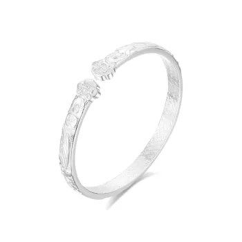 Seven Seven Silver Jewelry S999 Fine Silver Bangles Women's