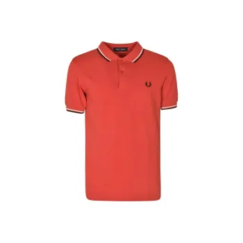 FRED PERRY Polo Shirt Men's Orange