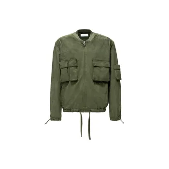GALLIANO LANDOR Loose Fit Moderate Jacket Men's Army Green