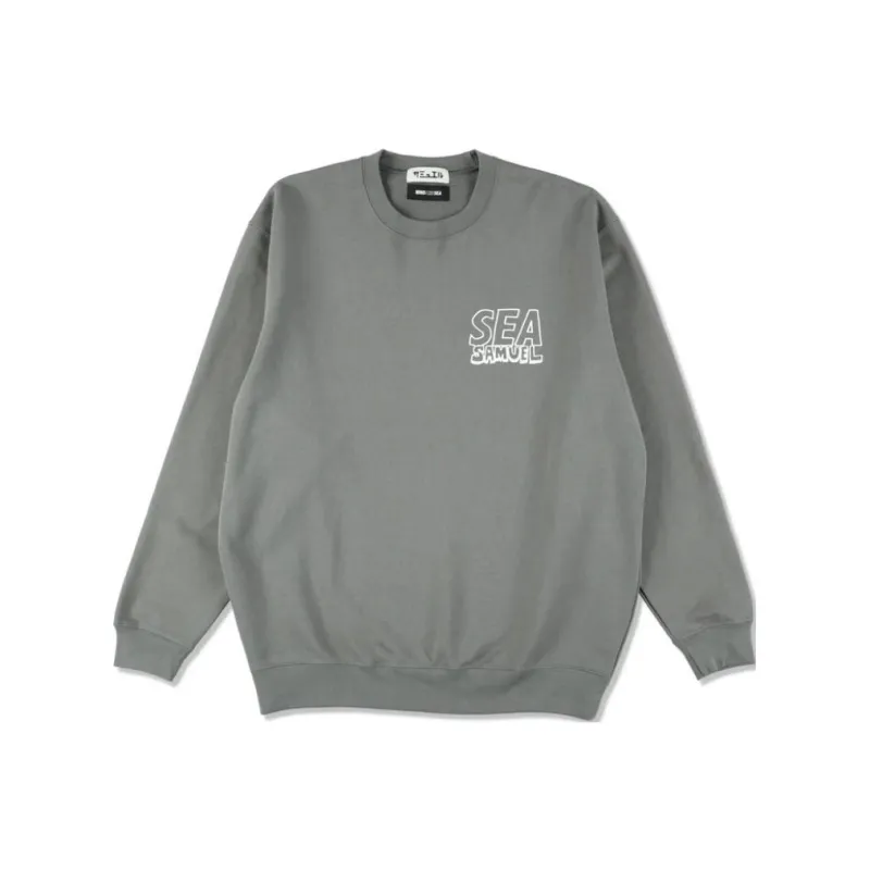 WIND AND SEA SS25 SAMUEL X WDS Sweatshirt Unisex Green-0