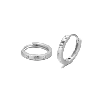 CLARKIA FLOWER 999 Fine Silver Earrings Unisex