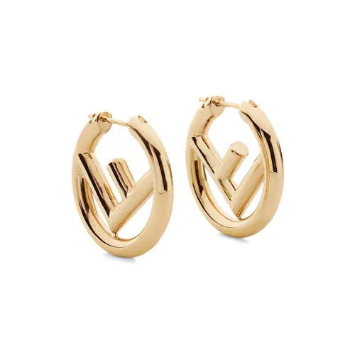 FENDI Earrings Women's Gold
