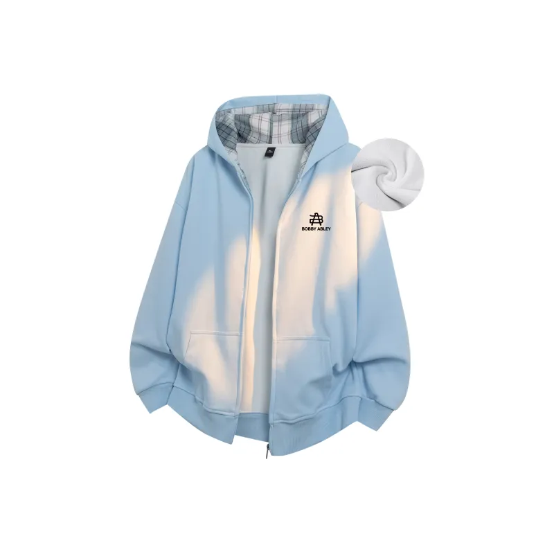 BOBBY ABLEY Sweatshirt Unisex White Heather Gray-44