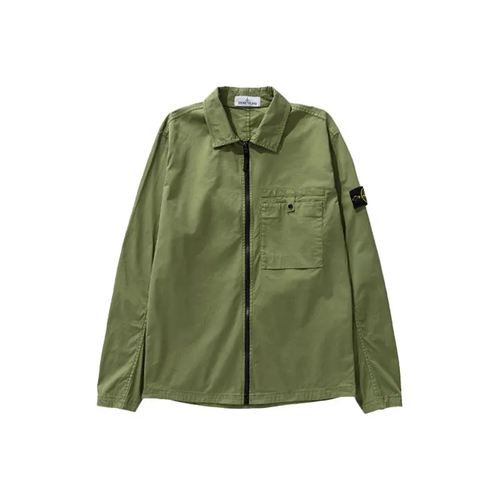 STONE ISLAND FW22 Jackets Coats Men's Army Green-0