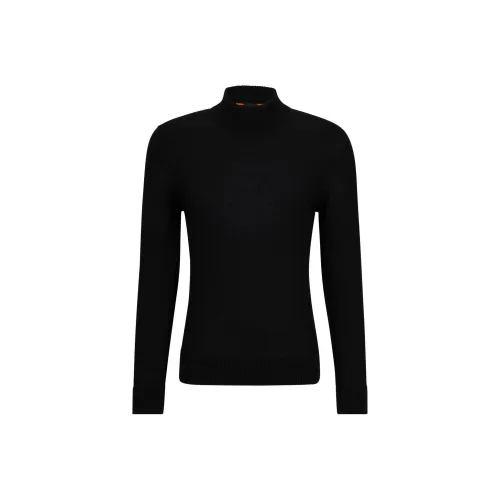 HUGO BOSS Logo embroidered Sweater
