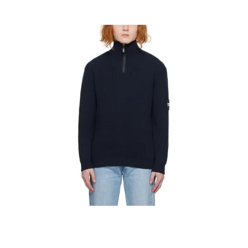mit armani VEST Sweater Men's Marine Blue