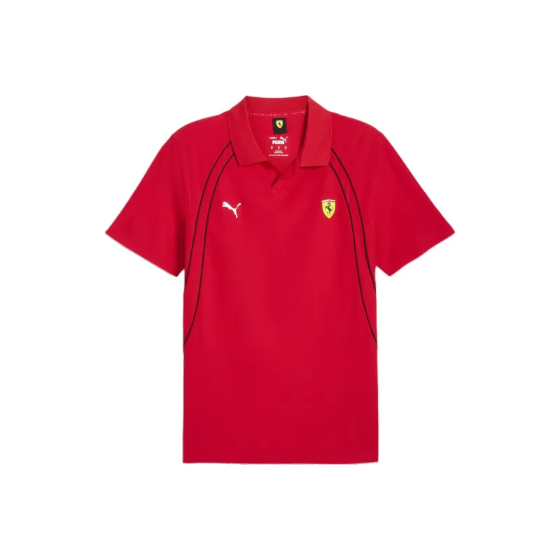 PUMA Ferrari Racing Collection Ferrari Polo Shirt Men's Race Red-0