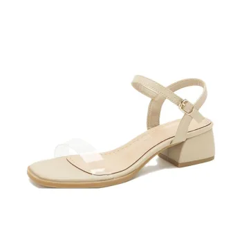 Than Than Me One Strap Sandals Women's Apricot