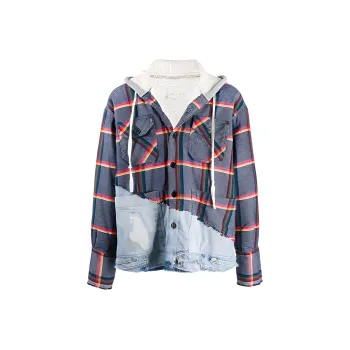 GREG LAUREN Jackets Men Blue