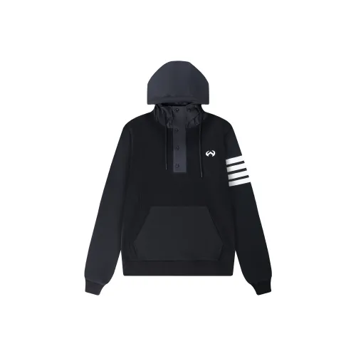 JIANWANG Sweatshirt Unisex Black