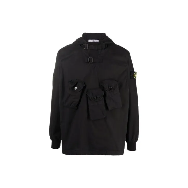 STONE ISLAND Jackets Men Black-0