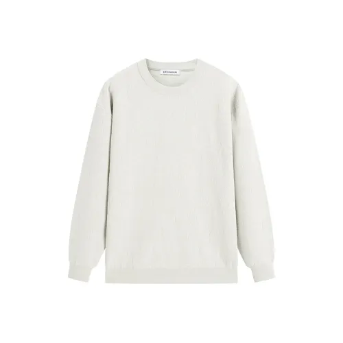 PEACEBIRD MEN sweaters undercover Unisex Light Gray Green 1