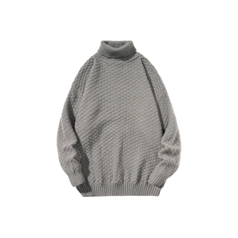 ZMOH Turtleneck Pullover Unisex Couple's-8