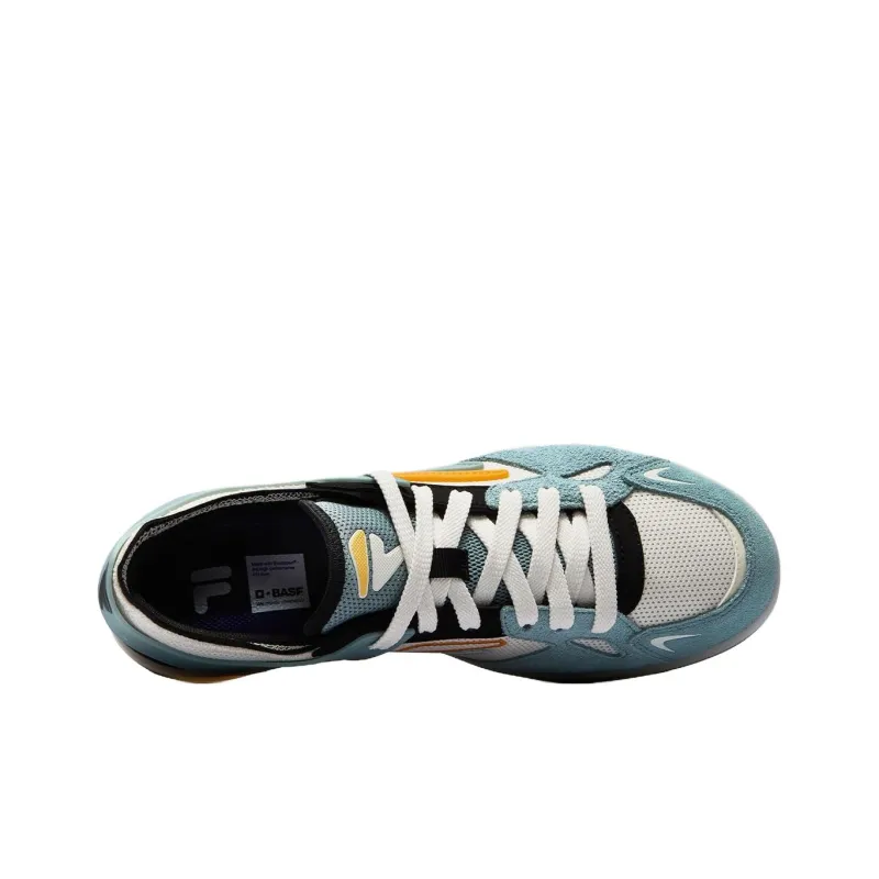 FILA FUSION GRAB Skateboard Shoes Anti Slip Wear Resistant Low Top Skateboard Shoes Men's Cyan-2
